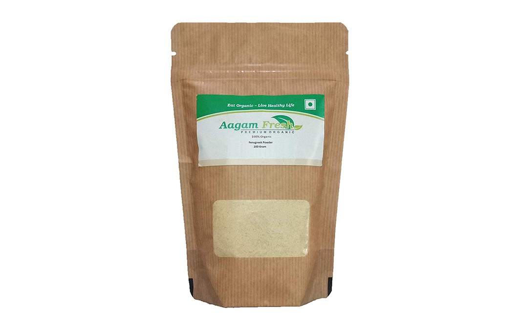Aagam Fresh Organic Fenugreek Powder    Pack  200 grams
